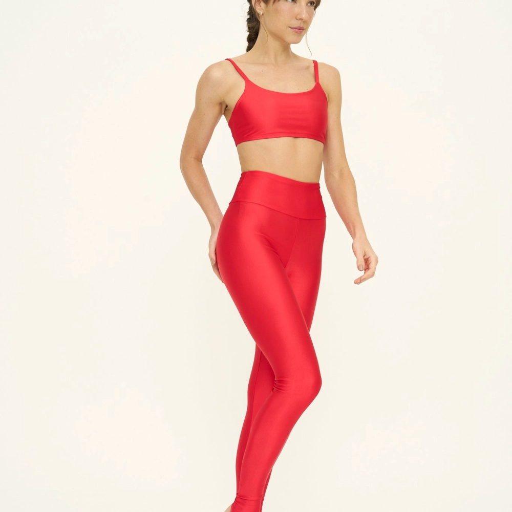 Calça Legging High Vermelha