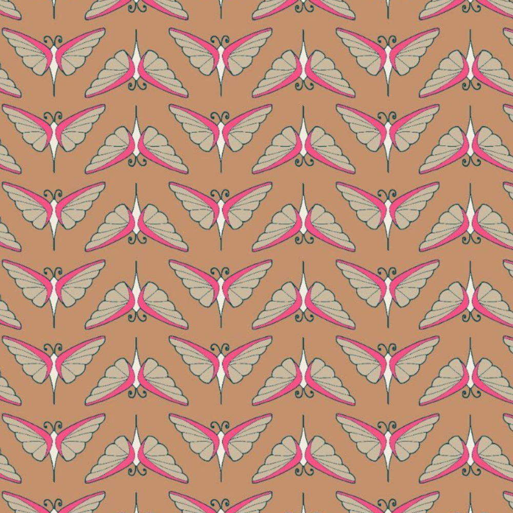 Calça Legging estampada High Mariposa Bronze