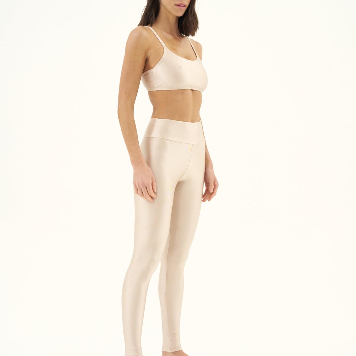 Calça Legging High Ivory Calça Legging High Ivory