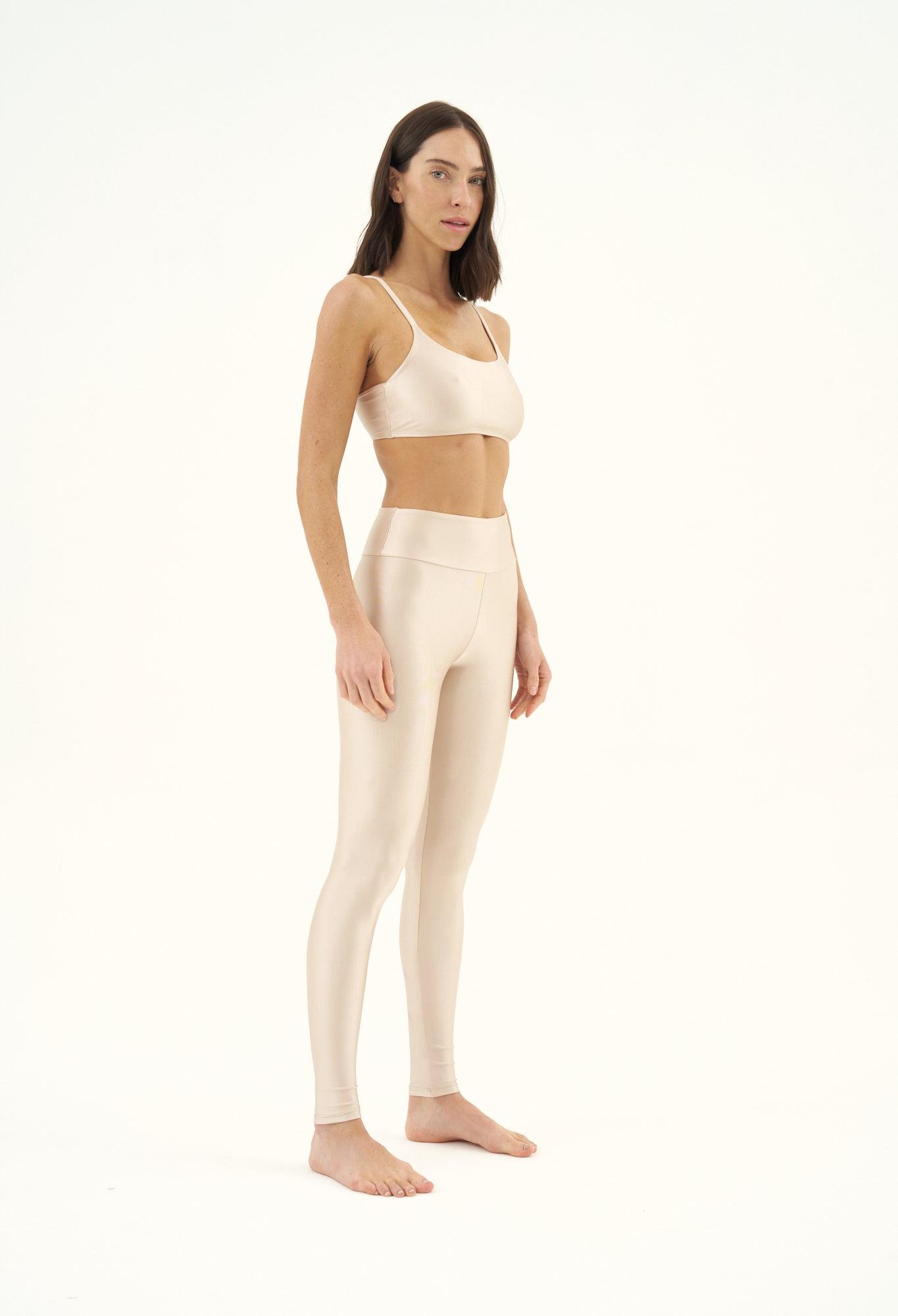 Calça Legging High Ivory Calça Legging High Ivory