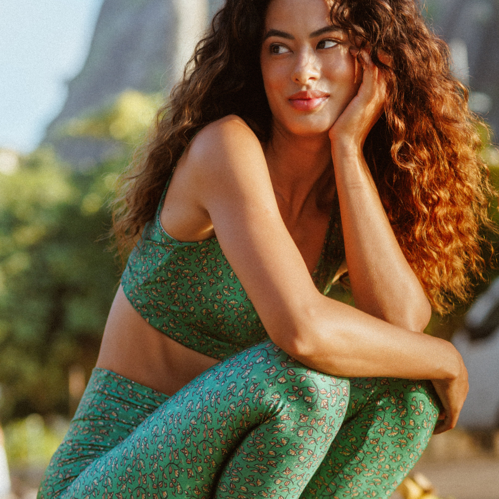 Calça Legging High Garden Green