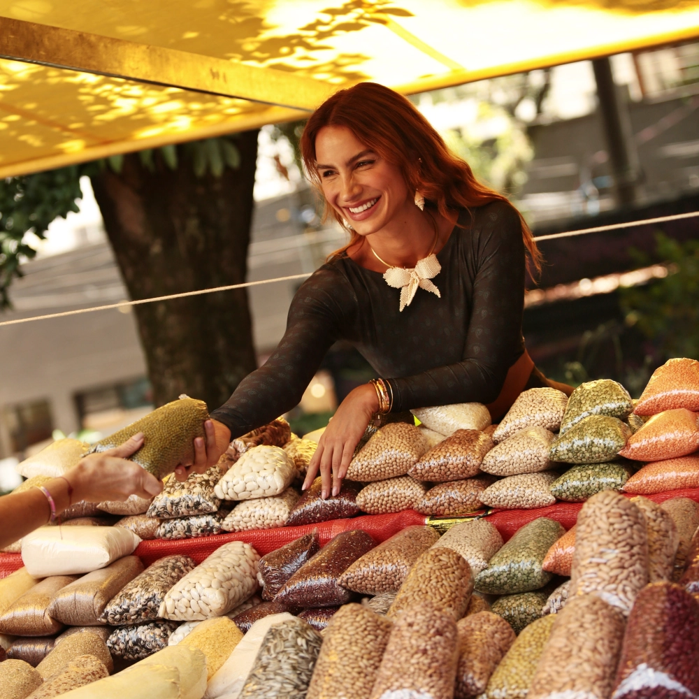 Top cropped manga longa Cashmere