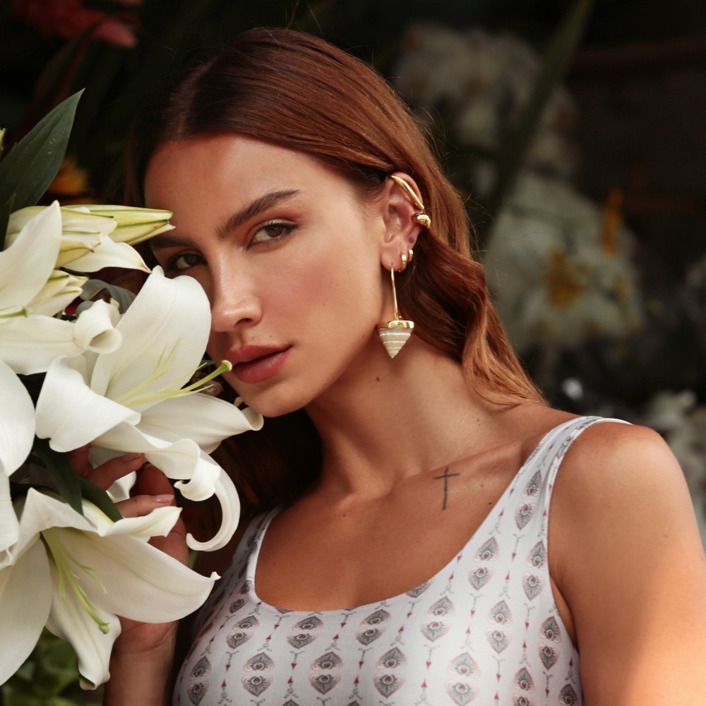 Top Duas Alças Silver Heart