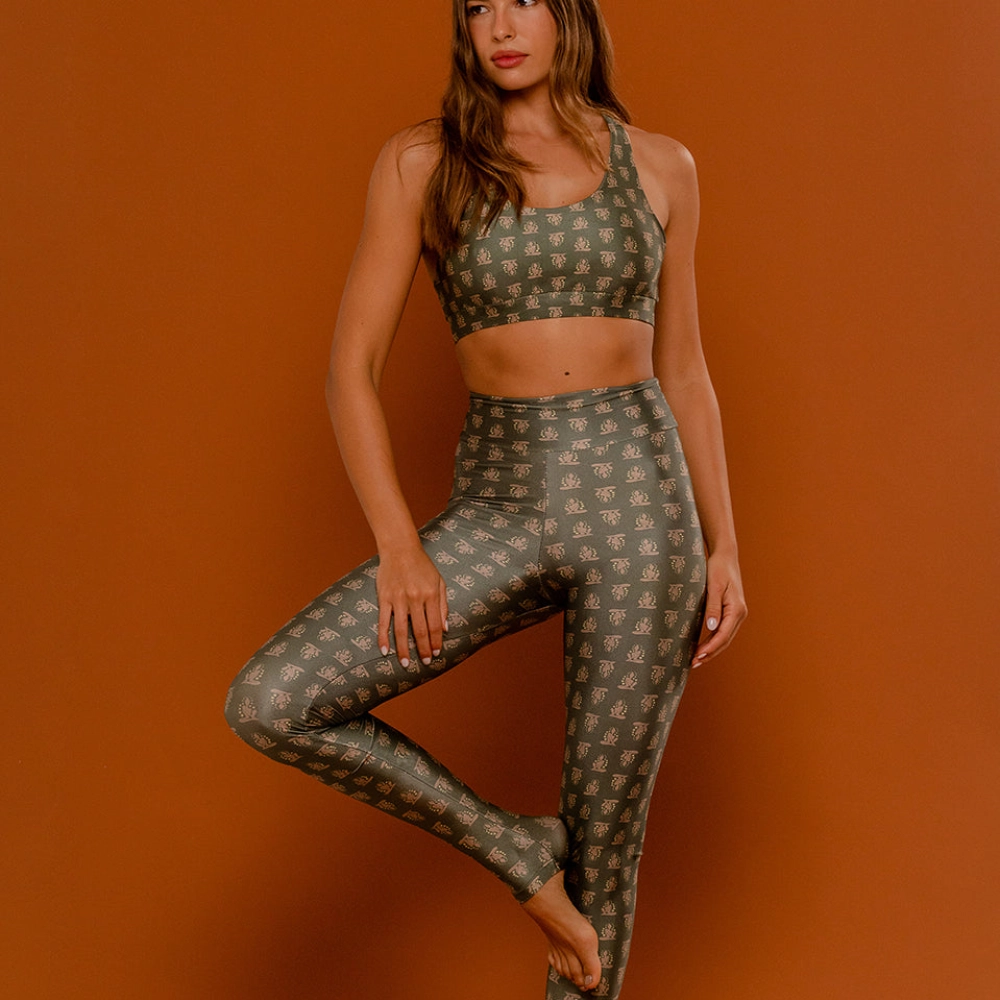 Top Nadador Yogini Verde