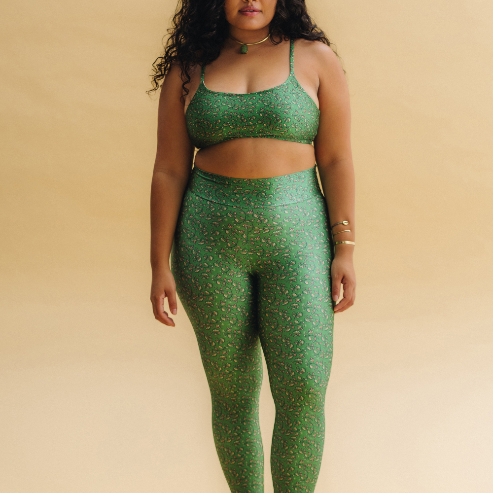 Calça Legging Slim Garden Green