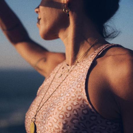 Top New Active Animal Print Nude Top New Active Animal Print Nude