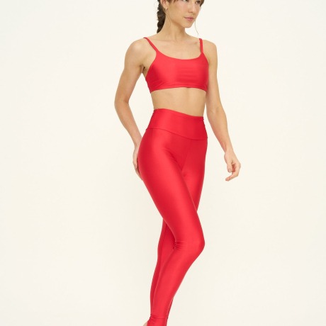 Calça Legging High Vermelha Calça Legging High Vermelha