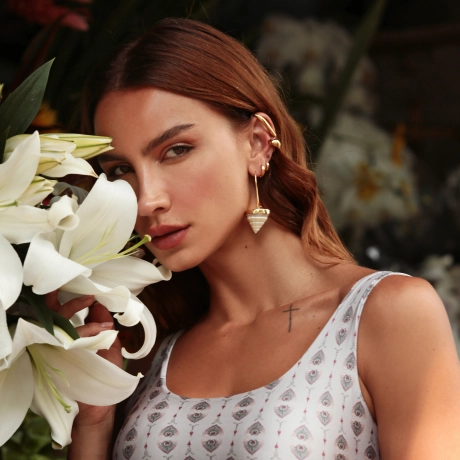 Top Duas Alças Silver Heart