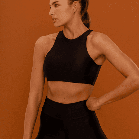 Top New Active Black Top New Active Black