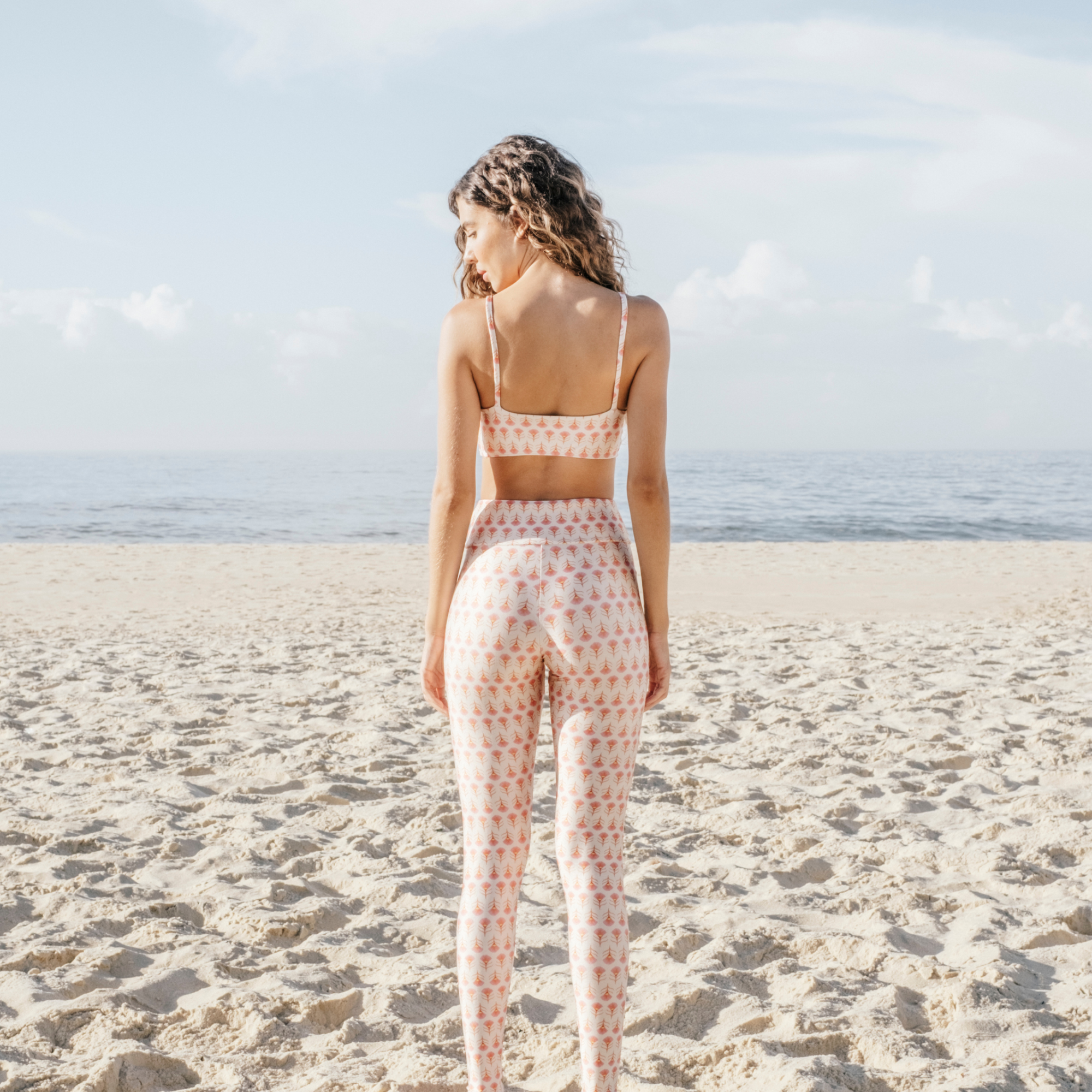 Calça Legging estampada Slim Sweet Flower Calça Legging estampada Slim Sweet Flower