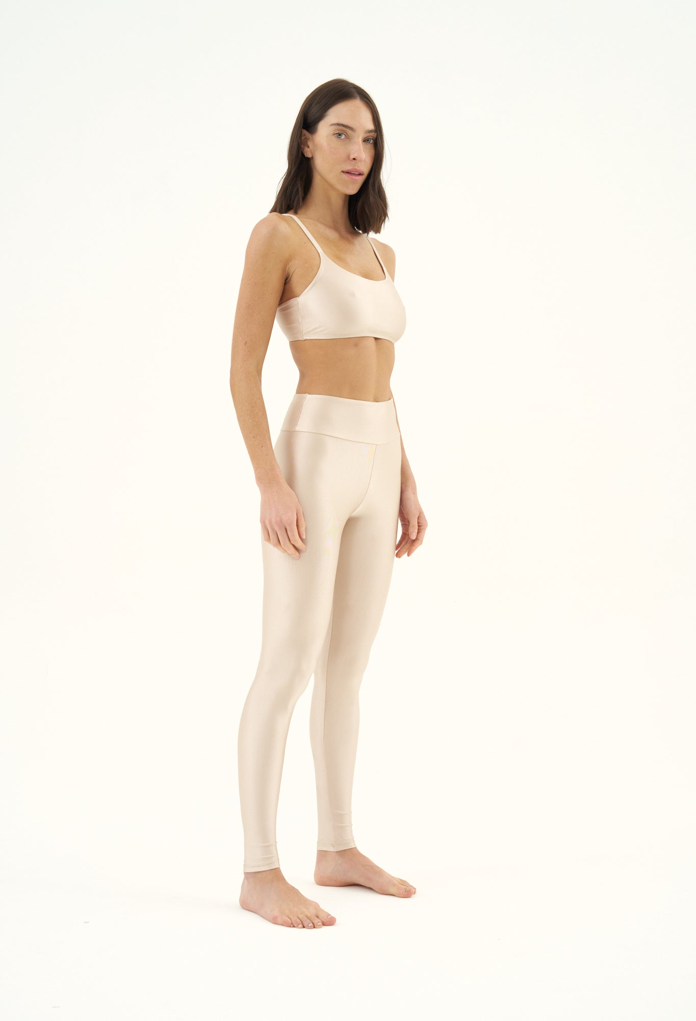 Calça Legging High Ivory Calça Legging High Ivory
