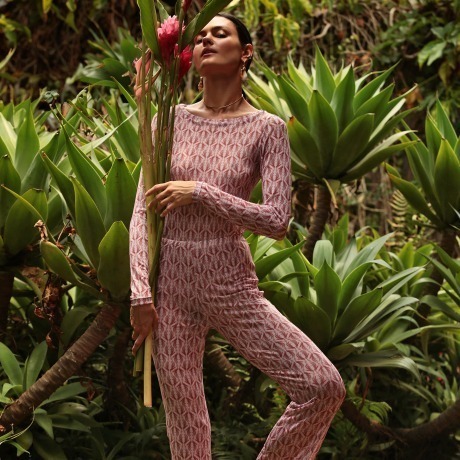 Calça Tulle Tropical Bird