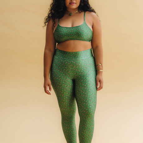 Calça Legging Slim Garden Green